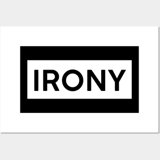 Irony Square Posters and Art